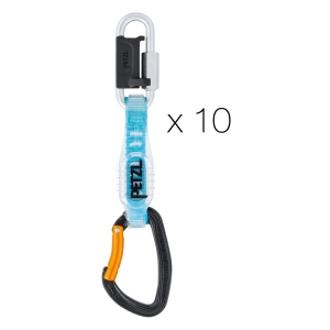 10 Djinn Steel Axess Quickdraws PETZL